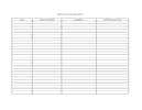 Triplicate Tracking Sheet